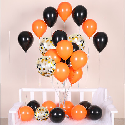 

Jingtang transparent sequins balloon net red black gold confetti balloon marriage proposal confession set wedding room romantic birthday party layout decoration supplies 15 only pump