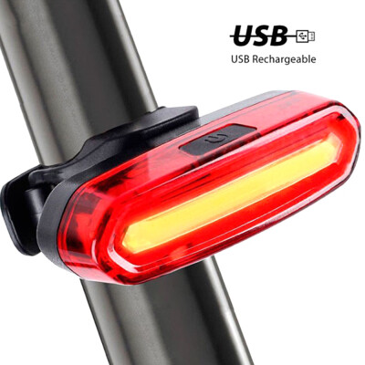 

5 Modes Front Rear Light USB LED Tail Lamp Bike Bicycle Cycling Back Waterproof