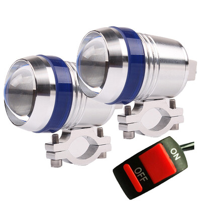 

2PCS Motorcycle U3 Headlights 12V 30W super bright Headlamp DRL motor Spotlight auxiliary Driving Light