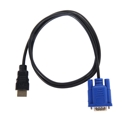 

1Meter HDMI to VGA D-SUB Male Video Adapter Cable Lead for HDTV PC Computer Monitor