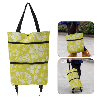 

Foldaway 2 Wheels Shopping Shopper Grocery Trolley Luggage Carrier Bag