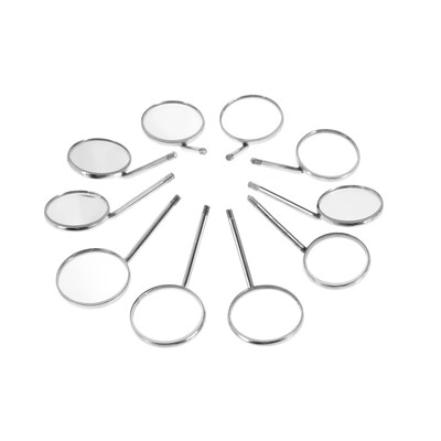 

10pcs Dental Mouth Mirror 4 Reflector Odontoscope Dentist Equipment Stainless Steel Dental Mouth Mirror