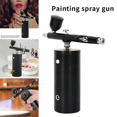 

03mm Mini Action Air Brush Airbrush Kit Red Airbush Spray Gun Nail Paint Art