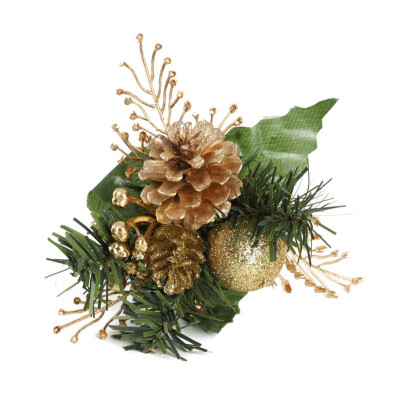 

Artificial Pine Fake Cone Gift Box Christmas Tree Topper Ornament Flower Christmas Flowers Wreath Holiday Home Winter Decor New