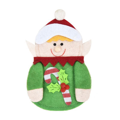 

Christmas Decorations Cartoon Dolls Knife And Fork Sets Santa Tableware Sets Table Decoration Items Gingerbread Man Models