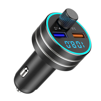 

Quick USB 30 Car Charger Dual USB Car Mobile Phone Charger with Bluetooth 50 FM Transmitter Hands-free MP3 Card