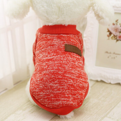 

Classic Dog Clothes Warm Puppy Outfit Pet Jacket Coat Winter Dog Clothes Soft Sweater Clothing For Small Dogs Chihuahua 25S1