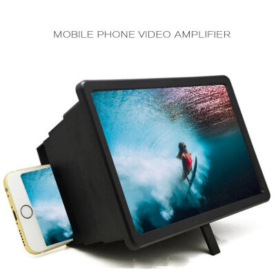 

Hot HD F2 Mobile Phone Screen Amplifier Thicken Lens Mobile HD Video Amplifier Solid Black Or White Color Convenient