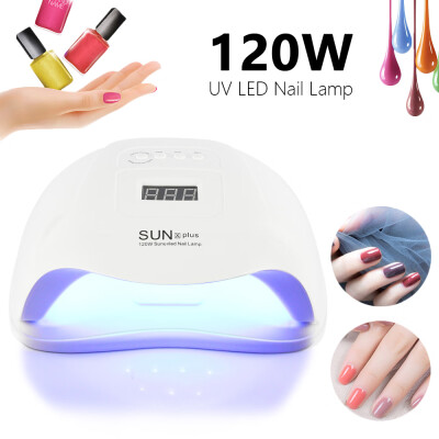 

120W Nail Polish Dryer Pro UV LED Lamp Acrylic Gel Curing Light Manicure Timer