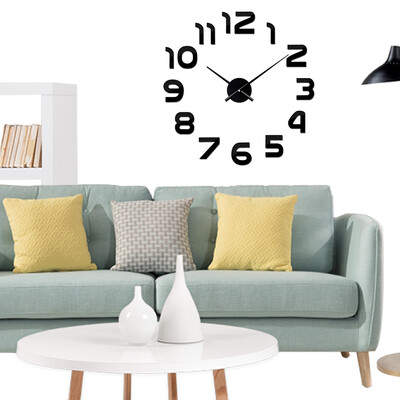 

Willstar Hot Unique Luminous Clock Creative 3D DIY Wall Clock Sticker Modern Wall Art Home Decorations
