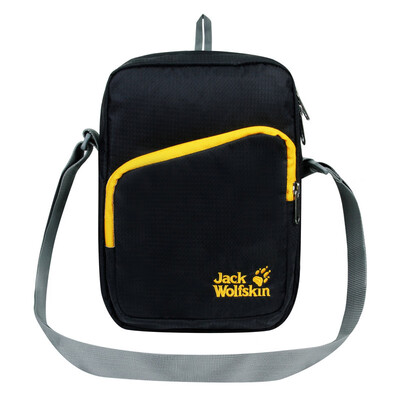 

Wolf claw Jackwolfskin outdoor leisure Messenger bag 3L sports portable shoulder bag lightweight wearable multi-function bag 2006021 black