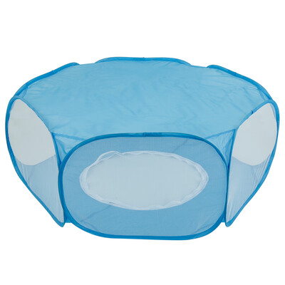 

Small Animals Cage Tent Breathable Transparent Pet Playpen Open OutdoorIndoor Fence Yard