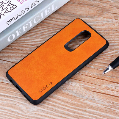 

for Oneplus 6 case 1 6 Luxury Vintage leather cover phone cases for oneplus 6 1 6 funda coque capa Business Vintage style