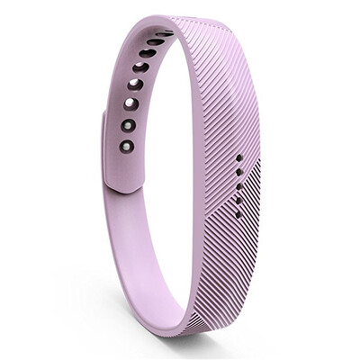 

For Fitbit Flex 2 Soft Silicone with Metal Clasp Buckle Wrist Strap Watch Band