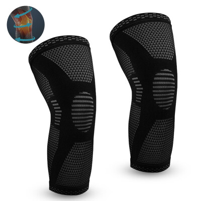 

2X Elastic Knee Support Compression Brace Sleeve For Sports Joint Pain Arthritis