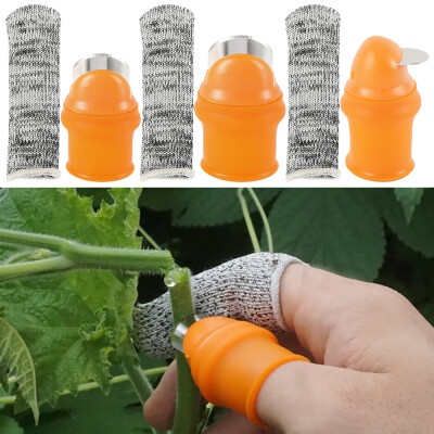 

Willstar Garden Plucking Device Thumb Cutting Vegetable Agricultural Finger knife New