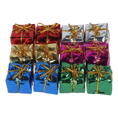 

Willstar 12PCS Christmas Gift Box Present Wrapping Box Ribbon Festive Xmas Boxes-Boxes