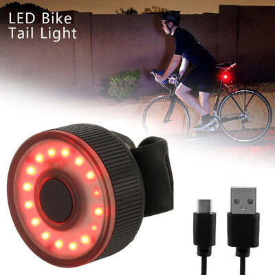 

Willstar Bike Rear Tail Light LED Rechargeable Bicycle Helmet Backpack Red Lamp Set USB