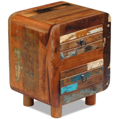 

Night Cabinet Solid Reclaimed Wood 169"x13"x20