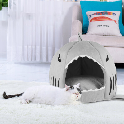 

Willstar  Shark Shape Washable Pet Bed Dog Bed Cat Beds & Mats Home Sleeping Sofa Bed Removable