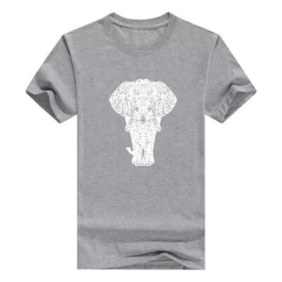 

Elephant Animal Lover Indian Aztec Mens T-Shirt Broadcloth Shirt