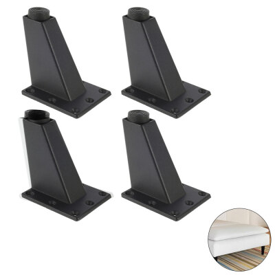 

Willstar 4Pcs Furniture Cabinet Feet Adjustable Aluminum Alloy Triangle Kitchen Table Legs Sofa Feet Cabinet TV Desk Table Legs