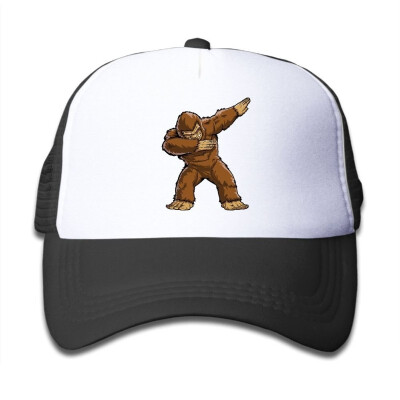 

Oyxinyu Bigfoot Sasquatch Dabbing Mesh Baseball Caps Toddler Adjustable Trucker Hat for Boy Girl