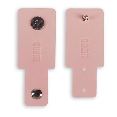 

BUBM LXDC-2P-01 Personalized Headset Magnetic Button Rectangular Cable Management 2PCS Black