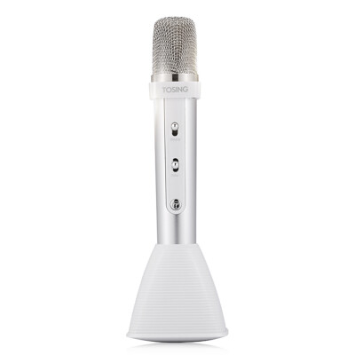 

TOSING 03 Wireless Karaoke Microphone Bluetooth Speaker 2-in-1 Handheld Singing Recording Portable KTV Player for iOS Android Smar