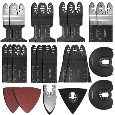 

40Pcs Saw Blade Cutter Wood High Carbon Steel Oscillating Multi Tool