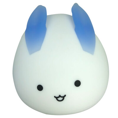 

Night Light For Kids Soft Rabbit Silicone Baby Nursery Lamp Tap Control 7 Colors Breathing Light Nightlight For Baby Toddlers Bedr