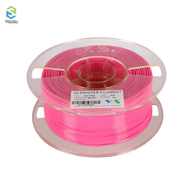

YouSu 3D PLA Filament 175MM High Tenacity Dimensional Accuracy No Clogging Filaments Printing Consmables for 3D Printers 1KG Spo