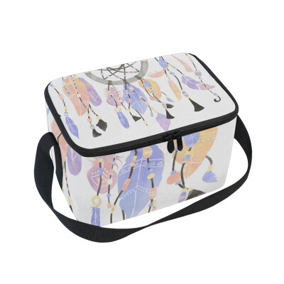 

ALAZA Lunch Box Insulated Lunch Bag Large Cooler Dream Catcher Tote Bag