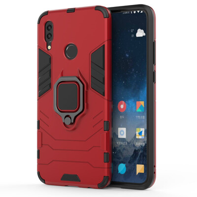 

for Huawei P Smart 2019 POT-LX3 POT-LX1 Ring Case Car Holder Phone Case for Huawei P Smart Plus Smart INE-LX1 Armor Case Cover