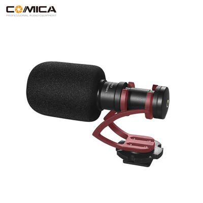 

COMICA CVM-VM10II Full Metal MINI Compact On-Camera Cardioid Directional Video Microphone with Shock-Mount for iPhone Samsung Huaw