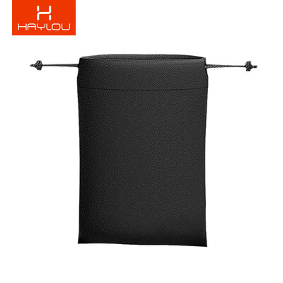 

Haylou millet ecological chain product storage bag label earphone storage protective cover PU leather digital accessories bag