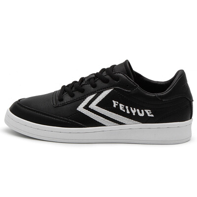 

Dafu Feiyue feiyue basic models of super-fiber leather wild sports casual white shoes female 7011 black&white 35