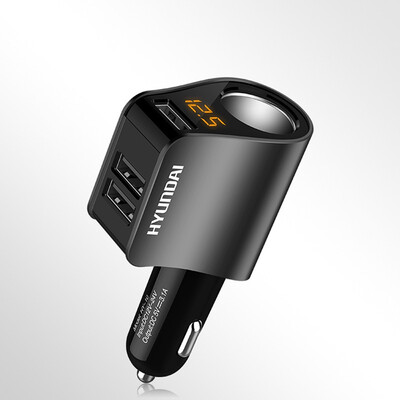 

Modern car charger modern one-to-two cigarette-type car charger 3USB cigarette lighter car charger