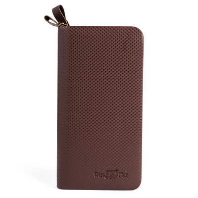 

Montagut mens wallet leather long wallet leather brown