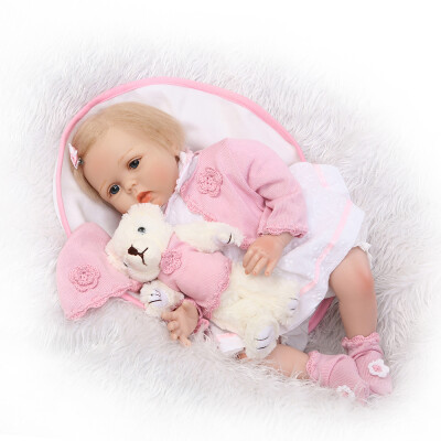 

21in Reborn Baby Rebirth Doll Kids Gift Cloth Material Body