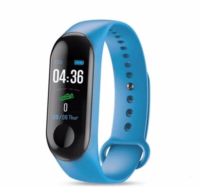 

M3 Smart Bracelet Color-screen IP68 Fitness Tracker blood pressure Heart Rate Monitor Smart band Smart Watch For Android IOS