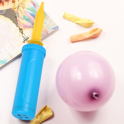 

Willstar Ballon Tool Two-way Balloon Pump Hand Held Action Plastic Inflator for Party
