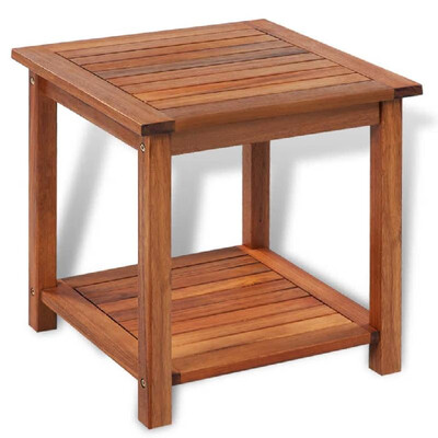 

Side Table Solid Acacia Wood 177"x177"x177