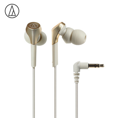 

Iron triangle CKS550X subwoofer in-ear headphones low frequency strong music headphones champagne gold