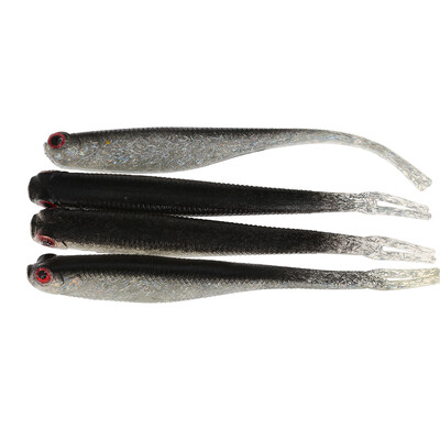 

A FISH LURE Soft Fishing Lures Long Tail Artificial Bait 4pcs