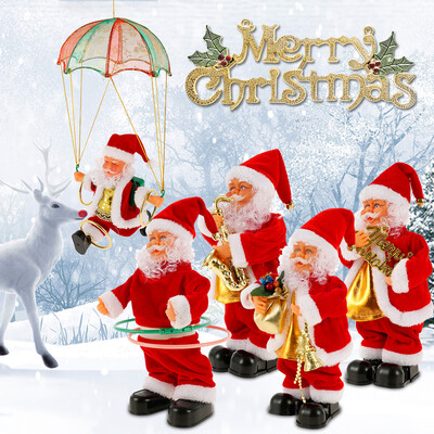 

Willstar Electric Parachute Santa Claus Christmas Xmas Music Figurine Party Decor