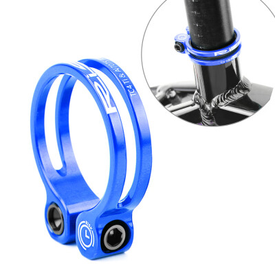 

318349mm Bike Seatpost Clamp Aluminum Alloy MTB Mountain Road Bicycle Seatpost Seat Tube Clamp Clip with Titanium Bolt