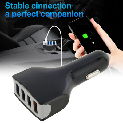 

Willstar 4-Port 75A USB Car Charger Adapter Fast Charge For iPhone Android Samsung Phone