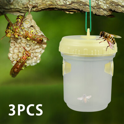 

Willstar 3PCS Wasp Trap For Hanging Garden Alive Trap Insects Bees Flies Mosquitoes