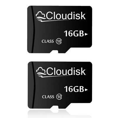 

2pack Cloudisk Micro SD Card 16GB Memory Card MicroSD 16 GB